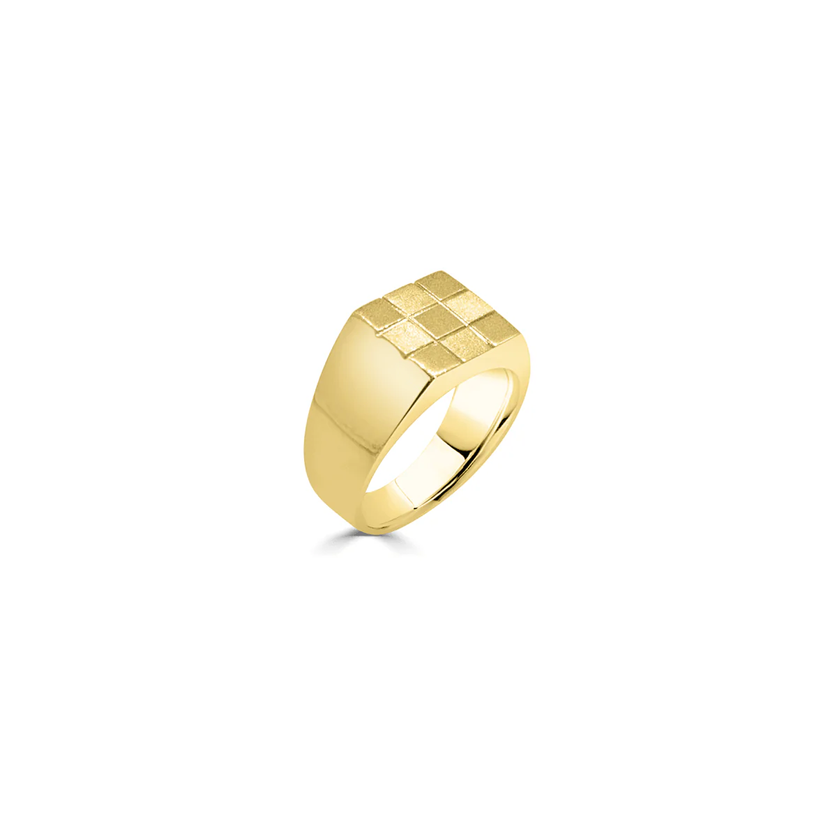 Chess Square Signet Ring - Image 3