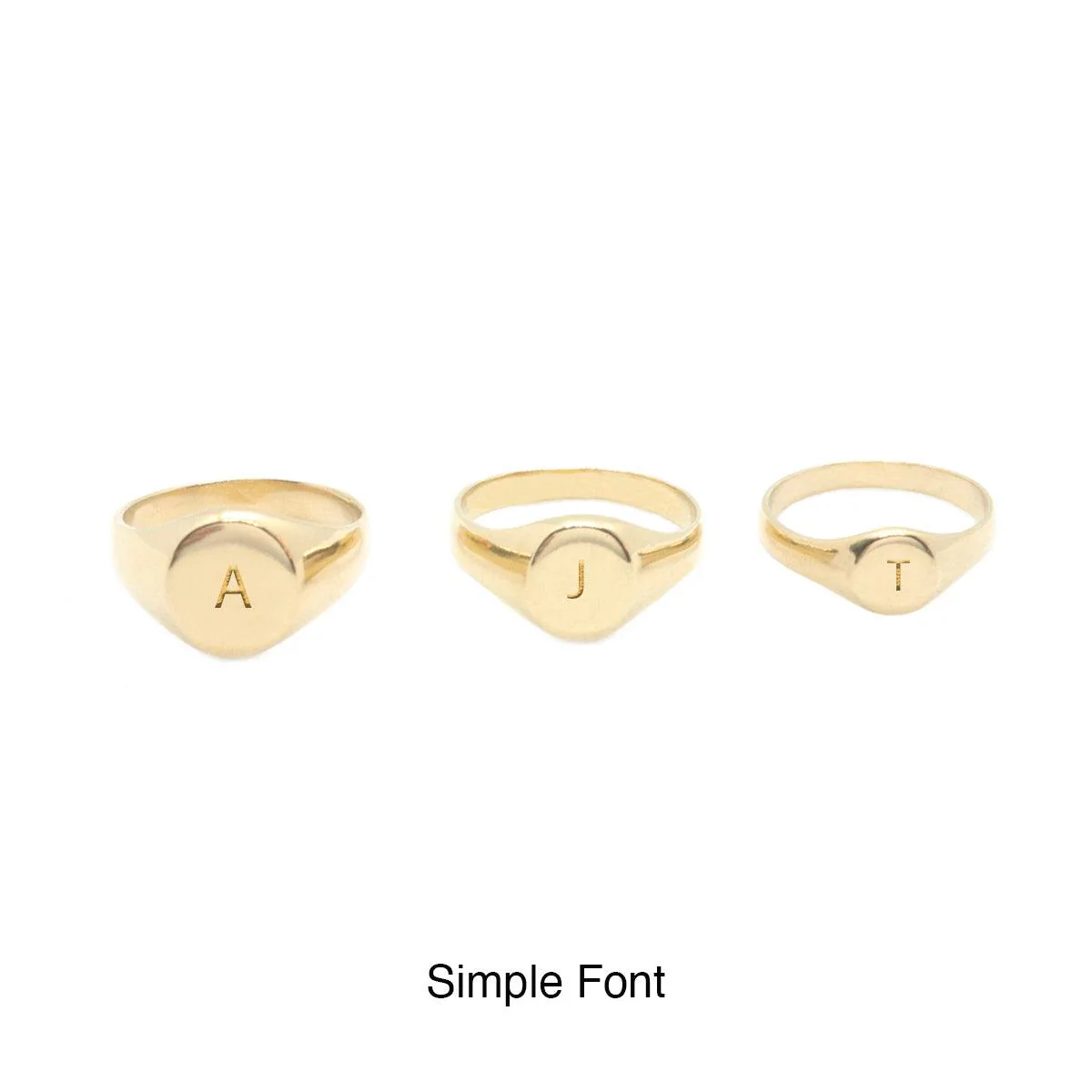 Mel Mini Signet Ring - Image 5