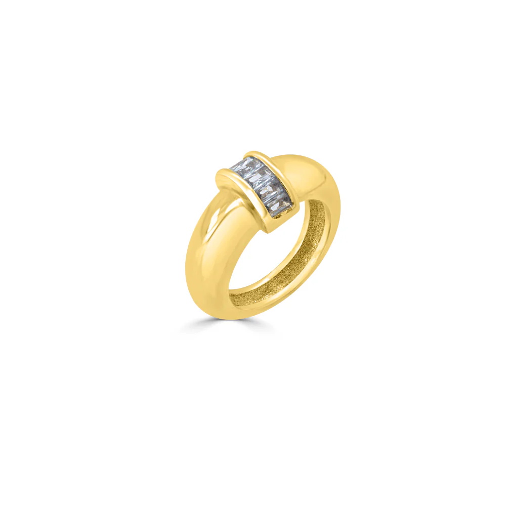 Courtney Dome Baguette Ring - Image 10