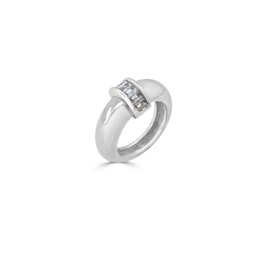 Courtney Dome Baguette Ring - Image 11