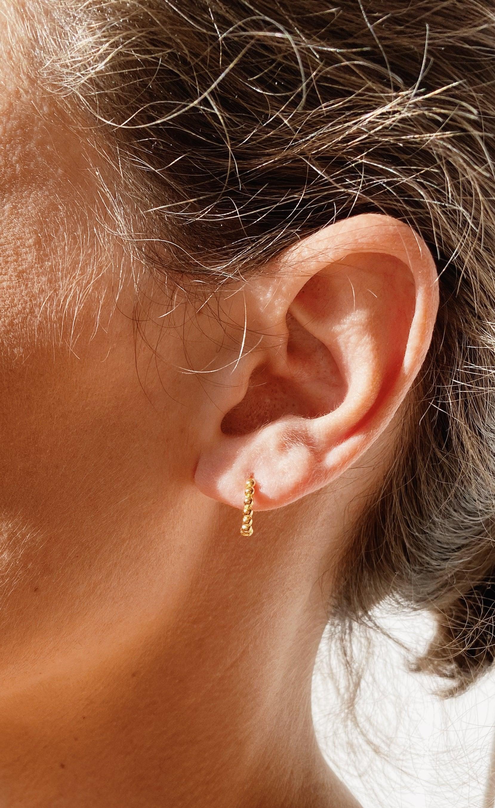Jasmin Huggie Hoops - Image 2