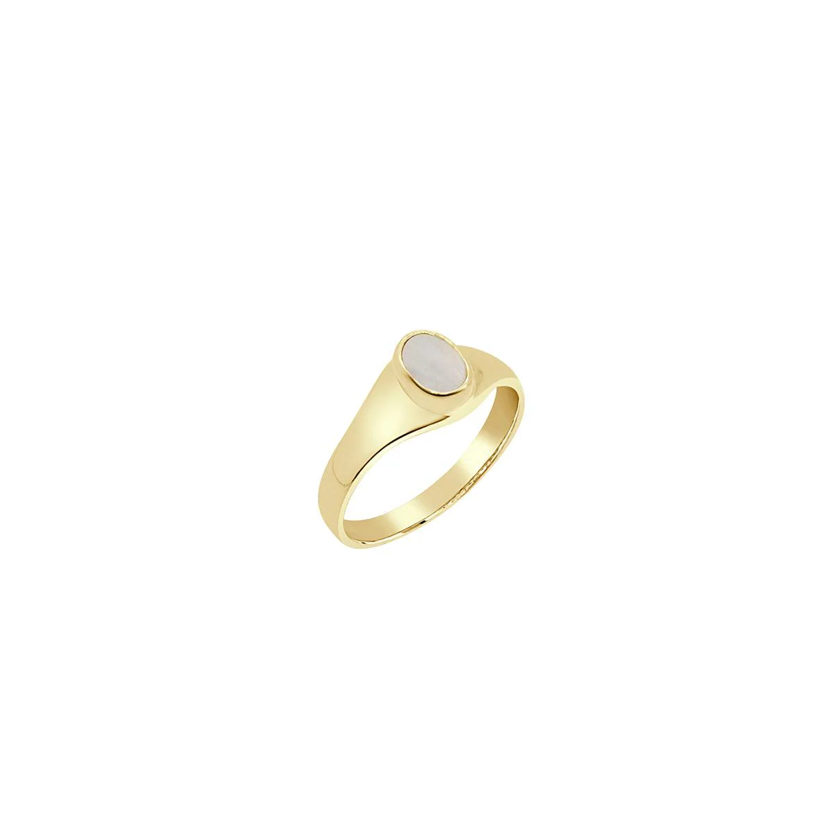 Mel Mini Signet Ring - Image 7